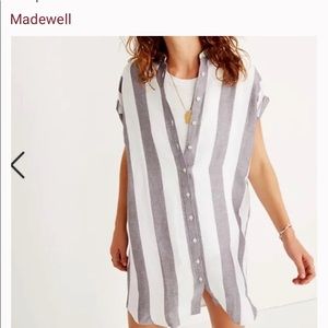 Madewell Maywood Stripe Shirtdress